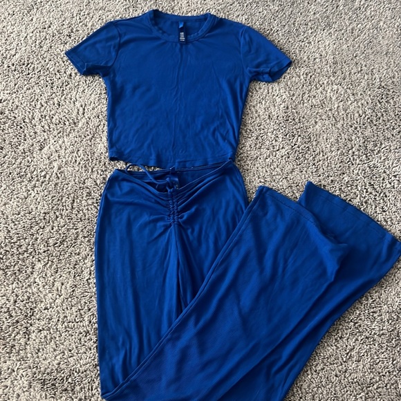 Skims Cobalt blue Soft lounge set - Picture 2 of 7